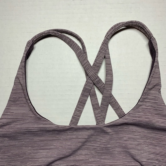Lululemon size 2 striped energy bra - Picture 6 of 14